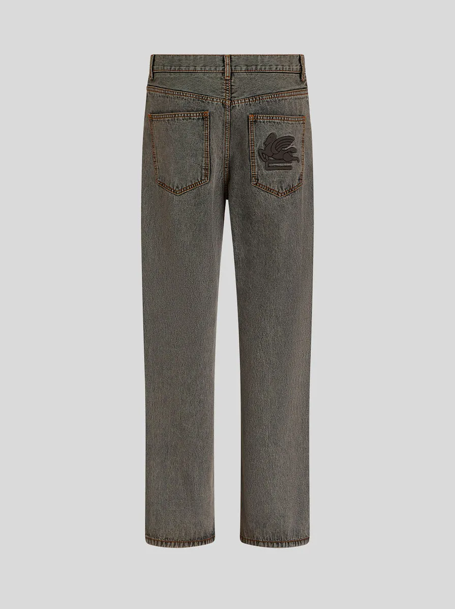 JEANS IN DENIM DI COTONE