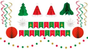 Kit di decorazioni natalizie da 16 pezzi