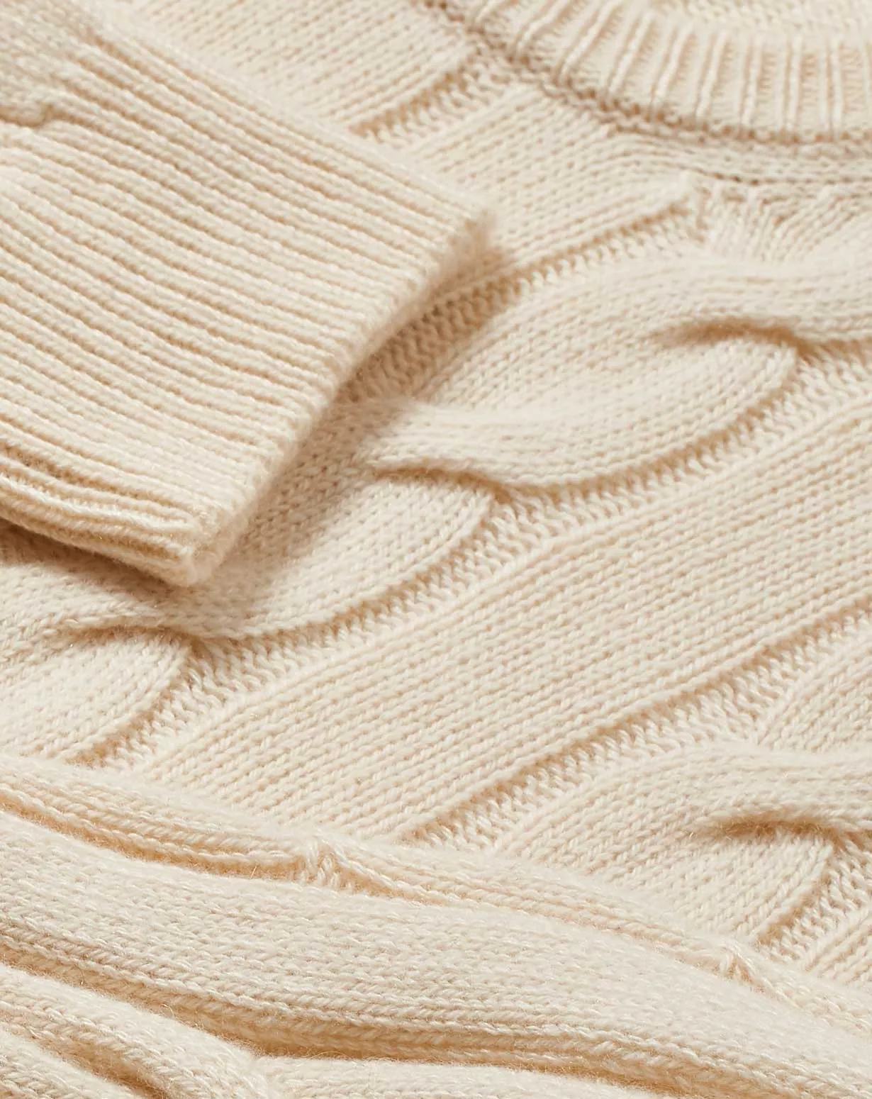 Maglione Uomo Girocollo Trecce Cashmere