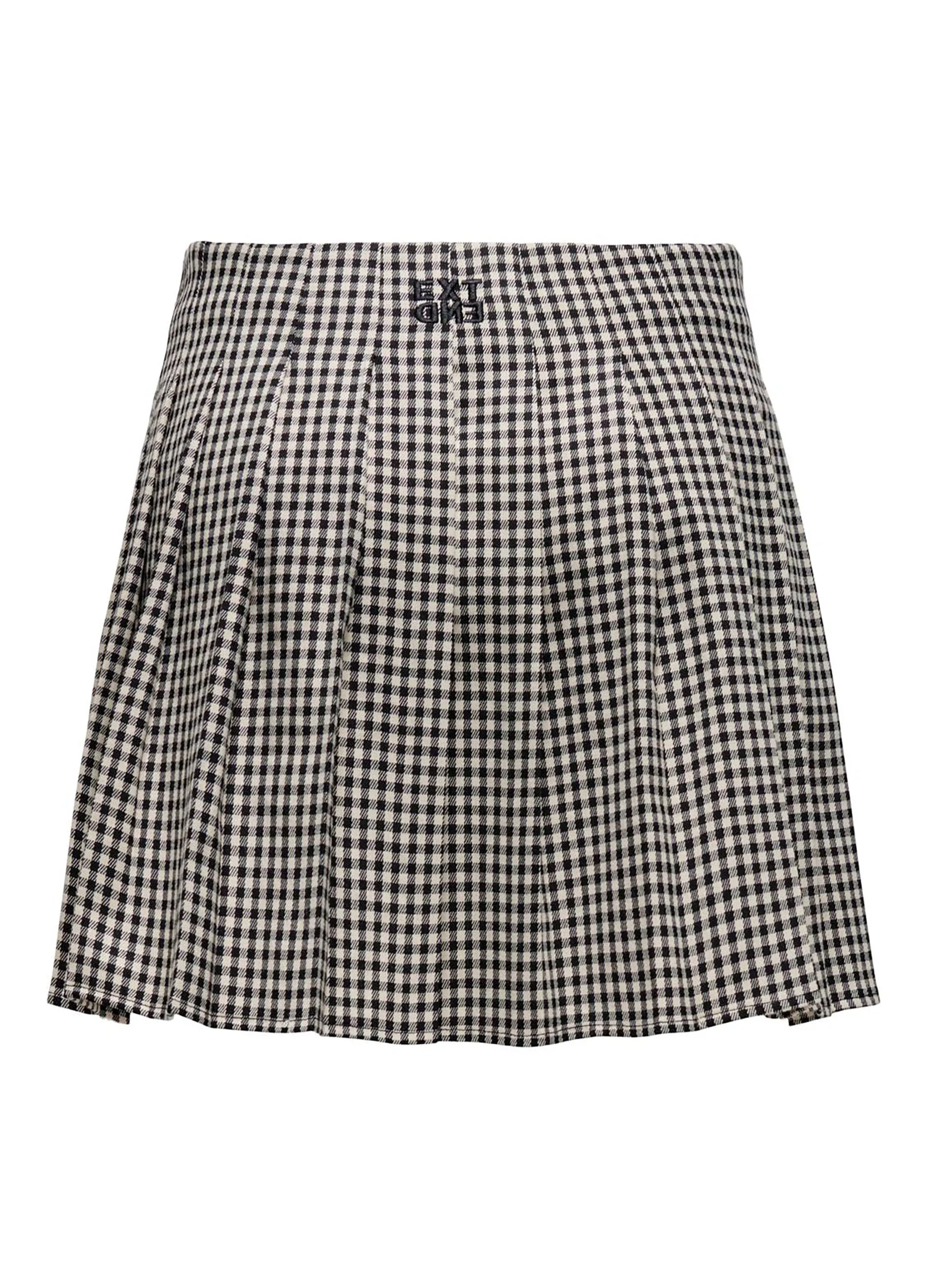 ONLY  Gonna plissettata pied de poule donna