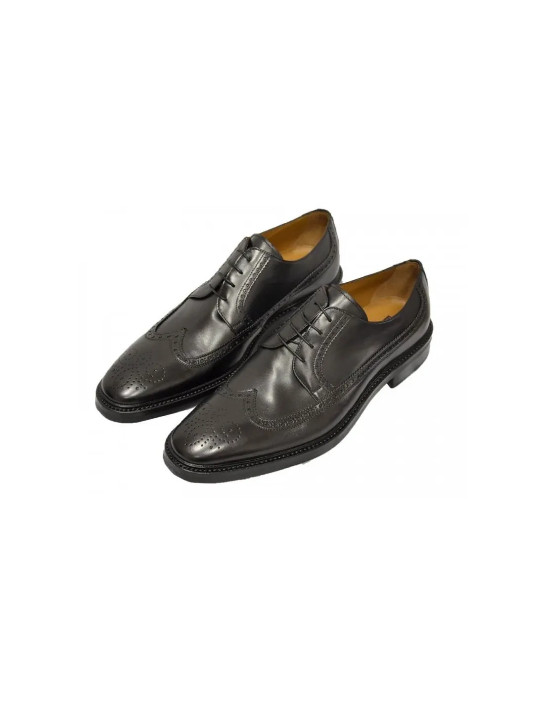 Scarpa Derby Nera  [ su misura ]