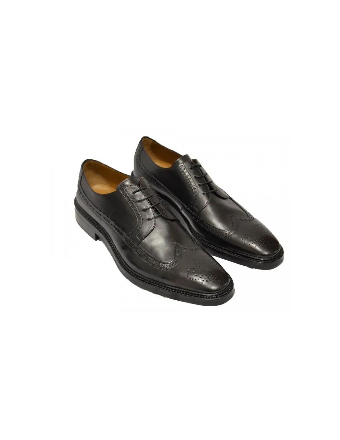 Scarpa Derby Nera  [ su misura ]