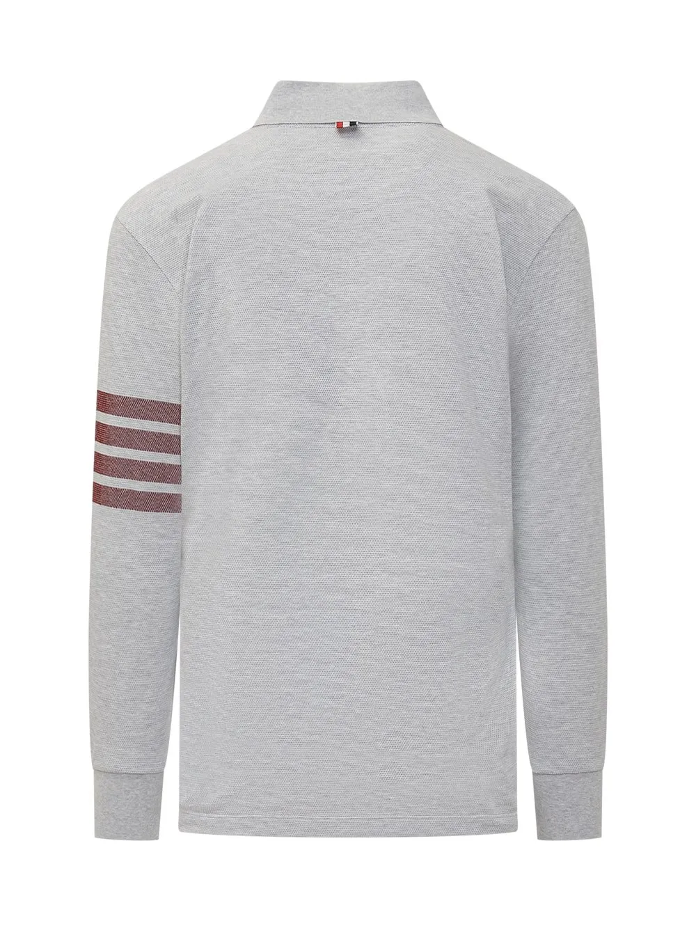 THOM BROWNE Polo con Logo 4-Bar  