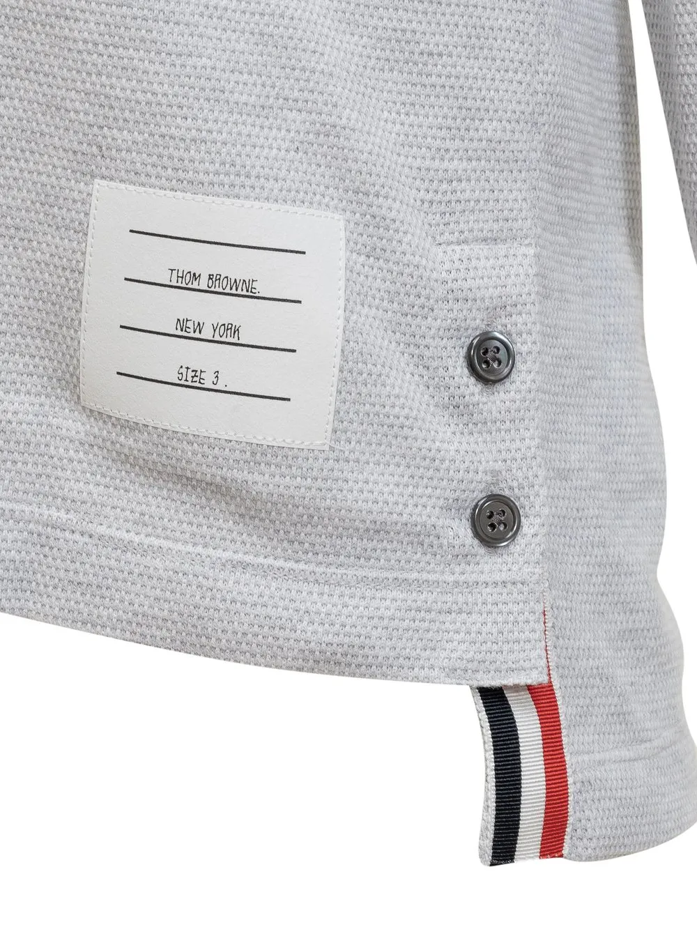 THOM BROWNE Polo con Logo 4-Bar  