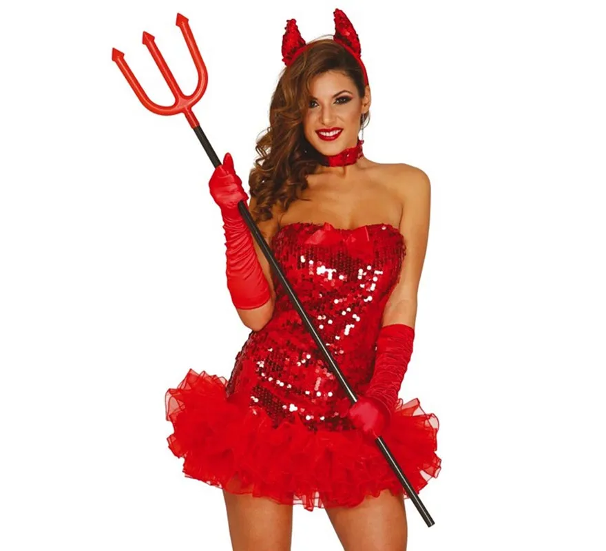 Tridente di 120 cm per Halloween